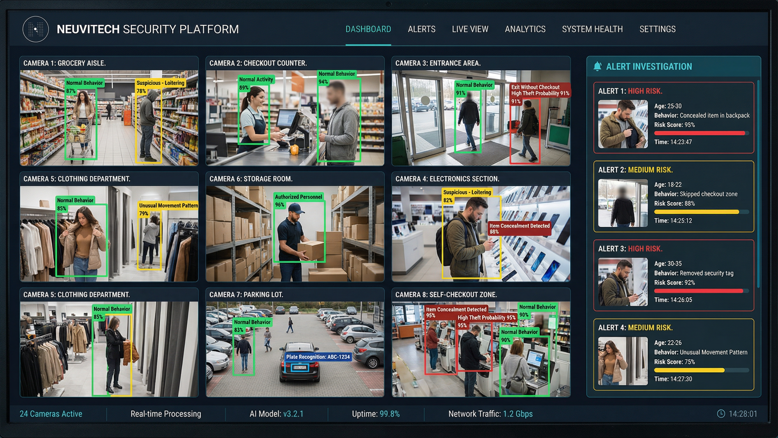 Neuvitech Surveillance Interface
